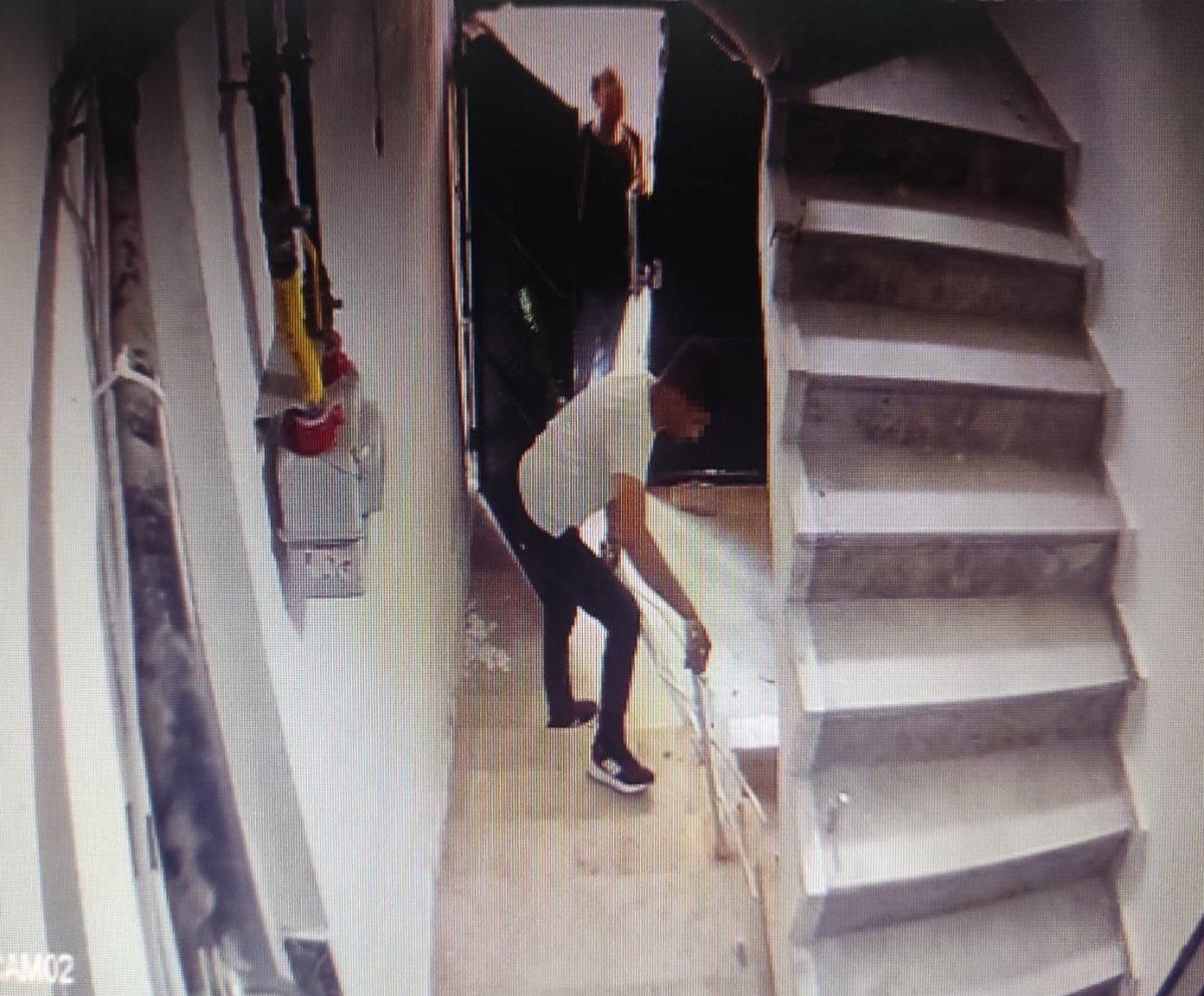 Batman'da apartmanın merdiven korkulukları çalındı