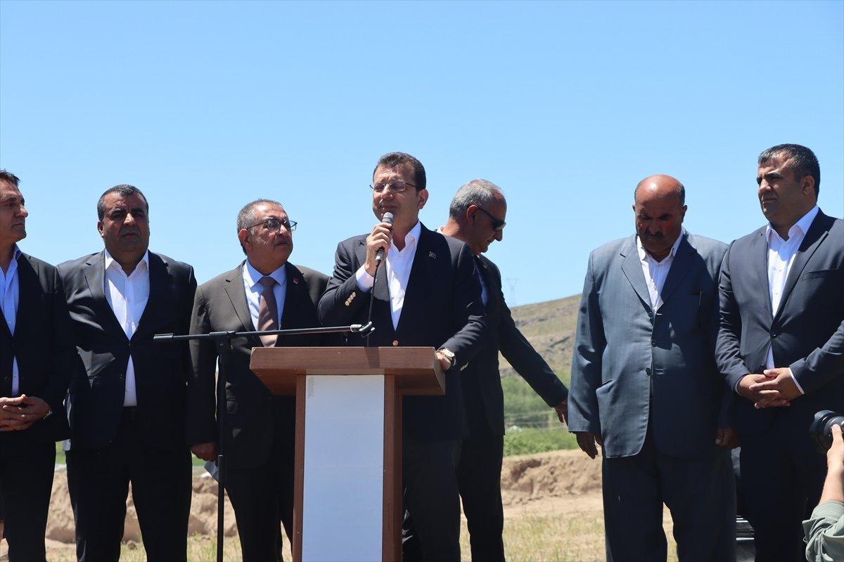 Ekrem İmamoğlu, Van'da cami temeli attı