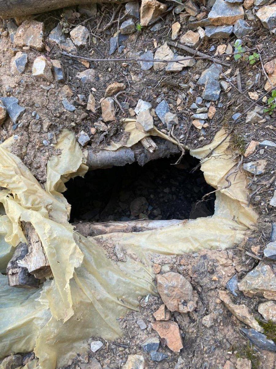 Tunceli’de PKK’nın deposu bulundu