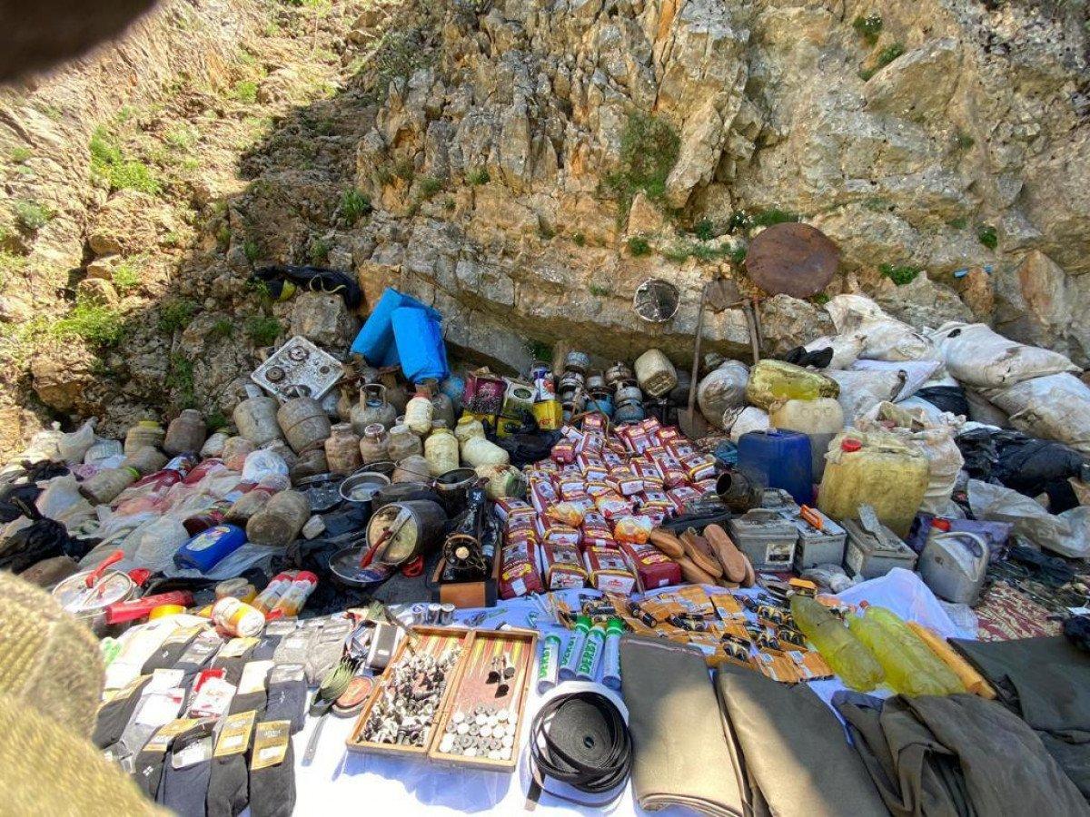 Tunceli’de PKK’nın deposu bulundu