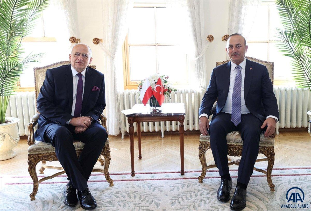 Bakan Çavuşoğlu, Romanya ve Polonyalı mevkidaşlarını ağırladı