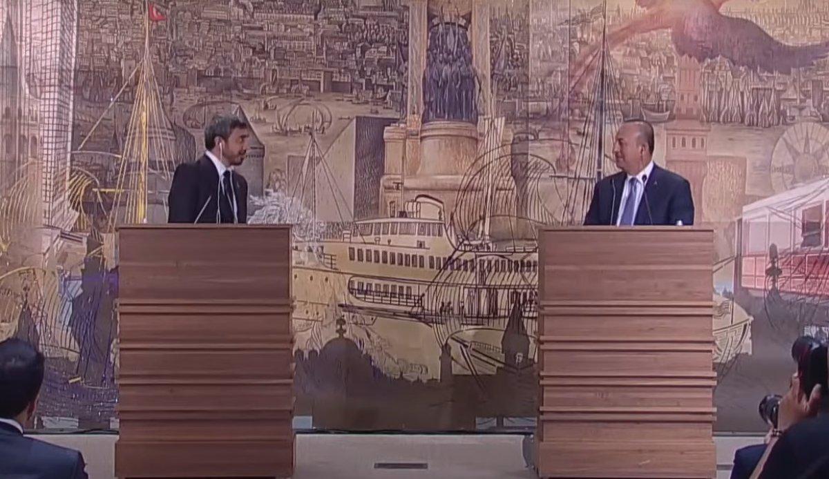 Bakan Çavuşoğlu, BAE’li mevkidaşıyla görüştü