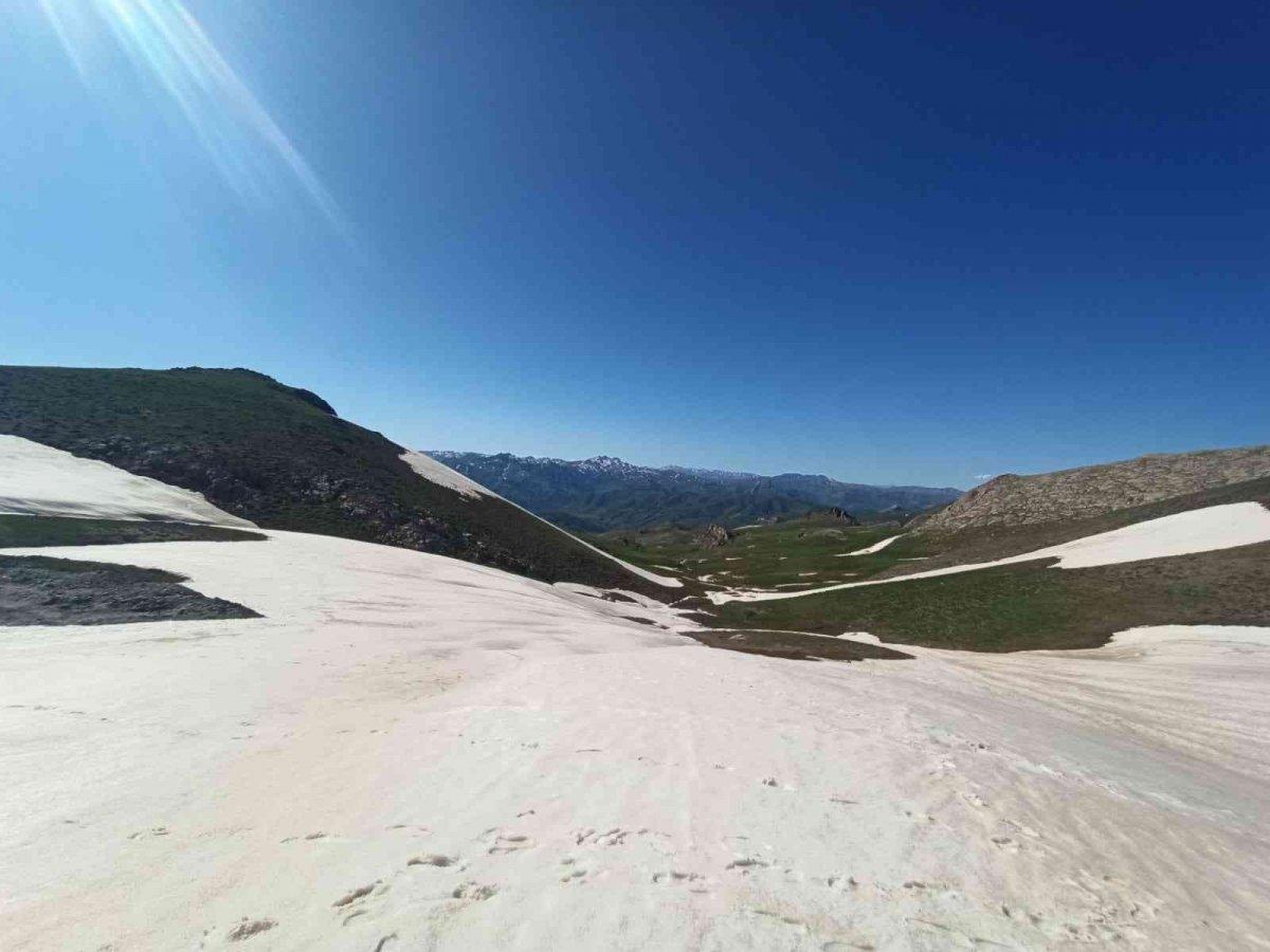 Şırnak'ta karla mücadele devam ediyor