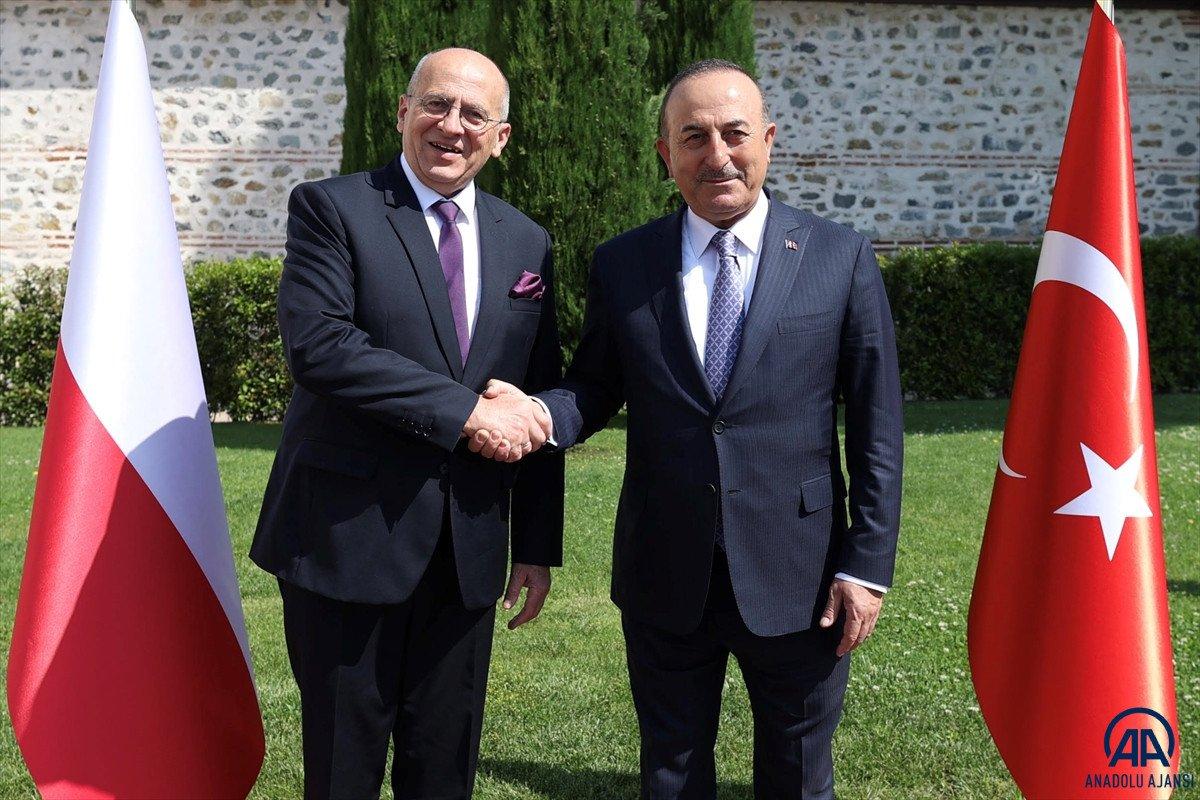 Bakan Çavuşoğlu, Romanya ve Polonyalı mevkidaşlarını ağırladı