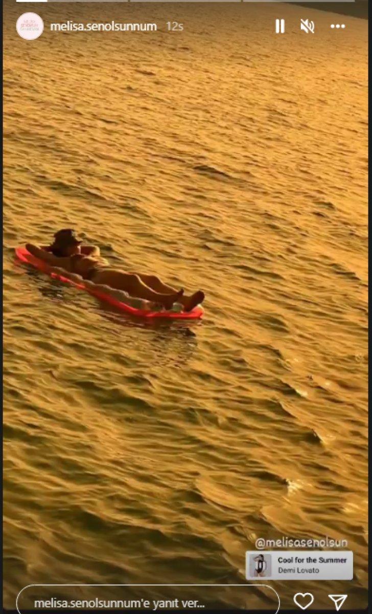 Melisa Şenolsun, sezonu açtığını duyurdu