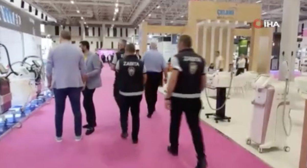 Fuar basan Bakırköy Belediyesi zabıtaları neye uğradıklarını şaşırdı