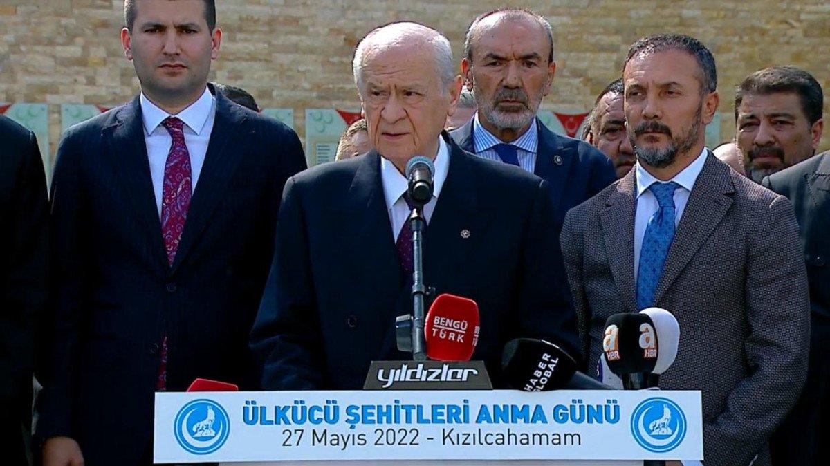 Devlet Bahçeli: Maskeli demokratlarla mücadelemize devam edeceğiz