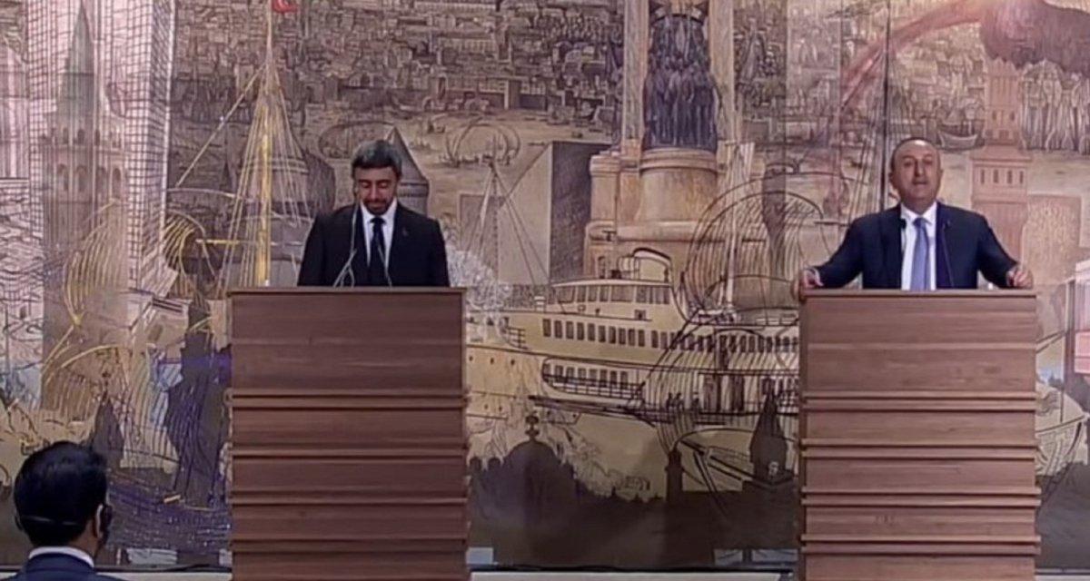 Bakan Çavuşoğlu, BAE’li mevkidaşıyla görüştü