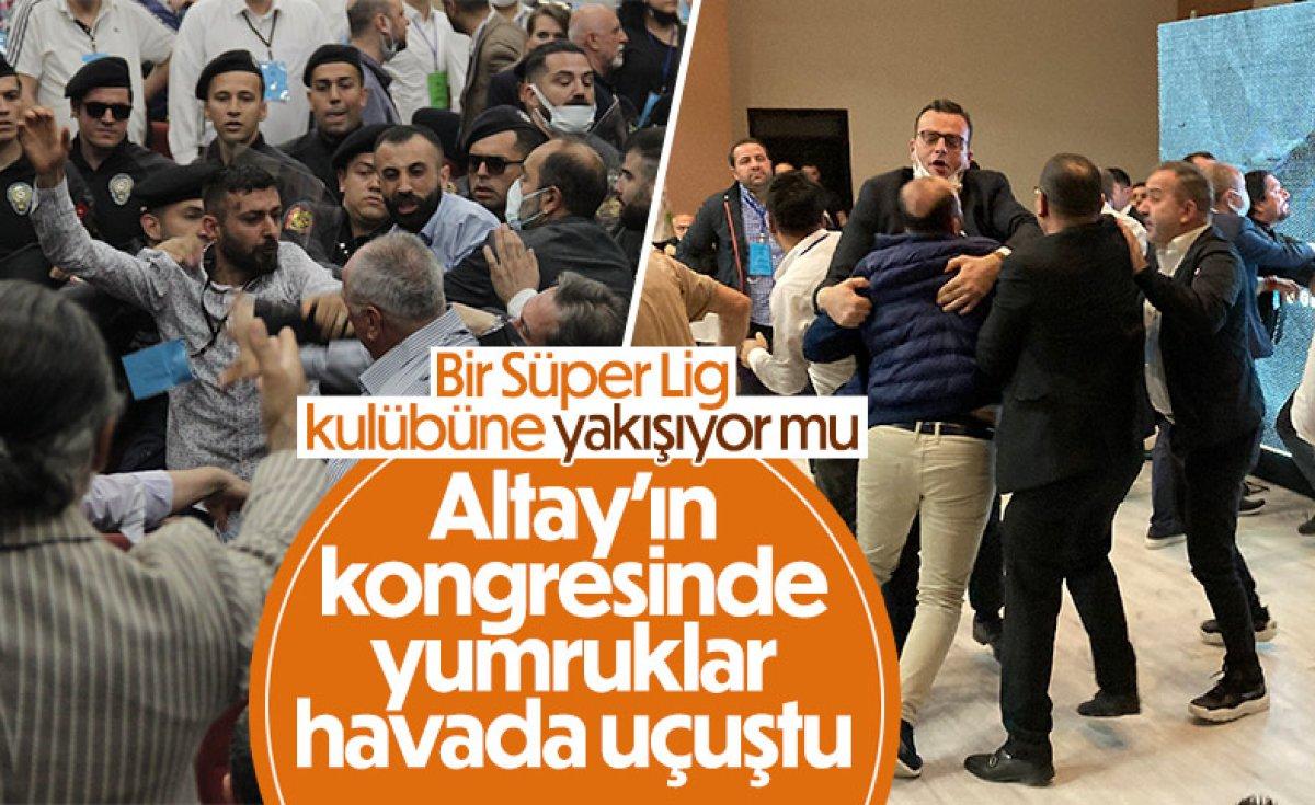 Beşiktaş Genel Kurulu'nda kavga çıktı