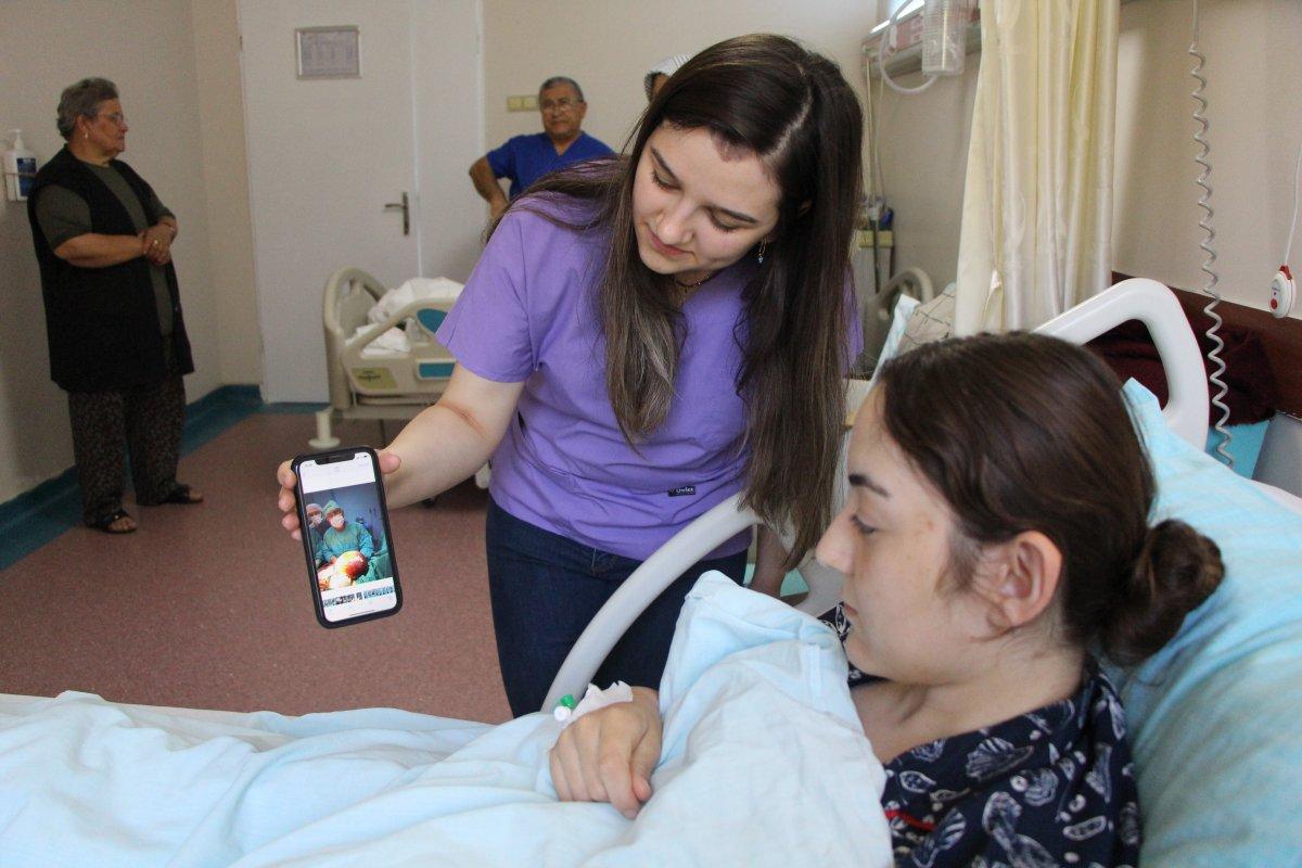 Amasya'daki genç kızın karnından çıkan kitle şaşırttı