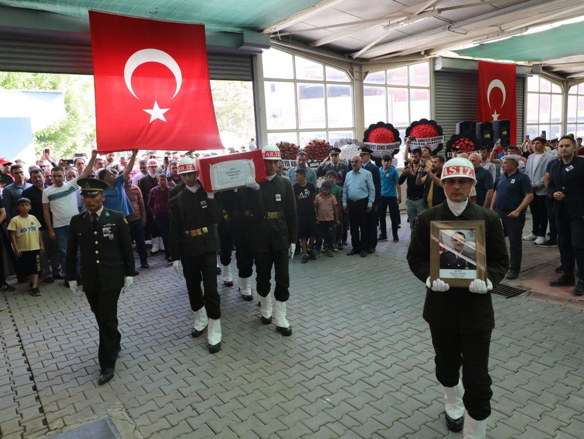 Şehit Hasan Çatal'a veda