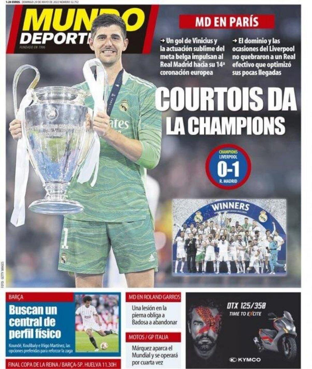 Şampiyonlar Ligi finali sonrası dünya basınından manşetler