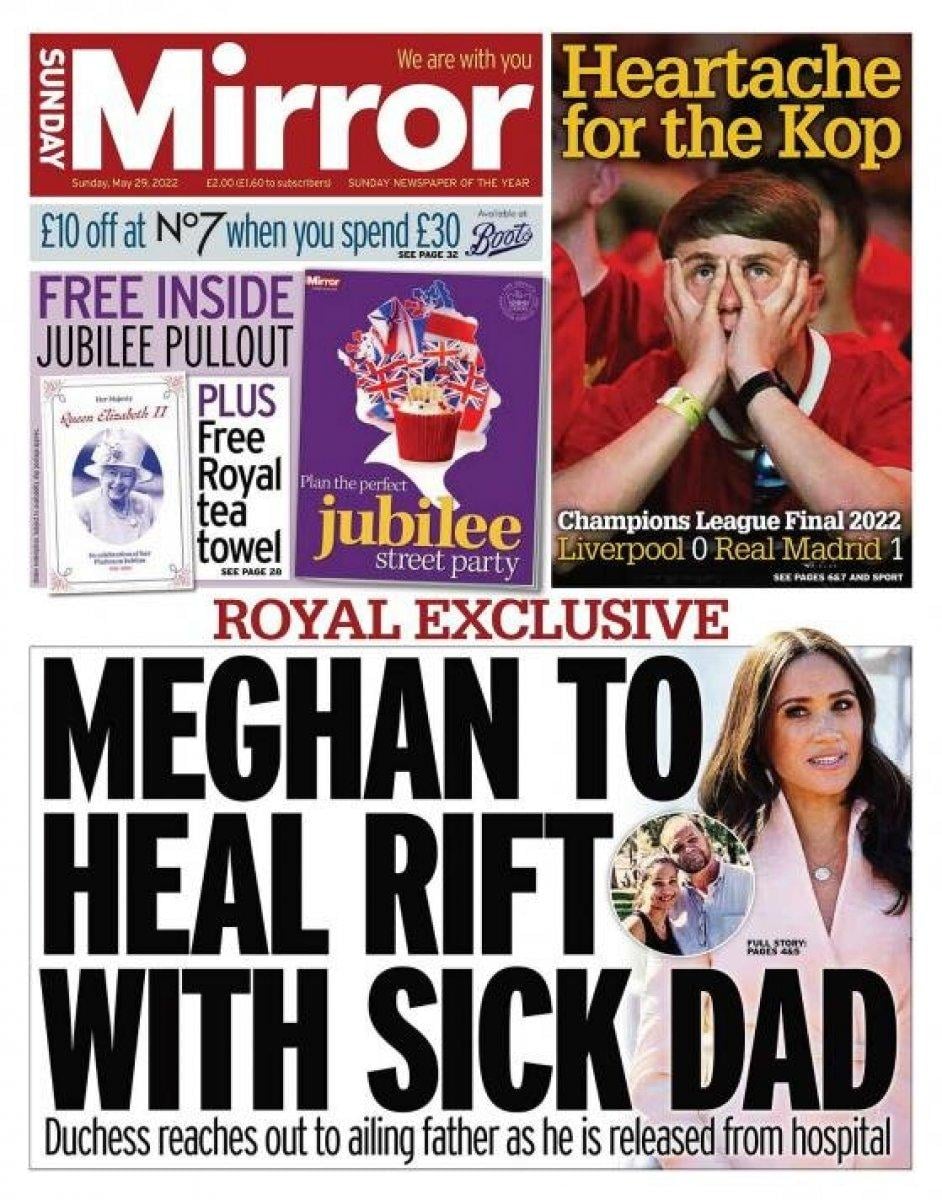 Şampiyonlar Ligi finali sonrası dünya basınından manşetler