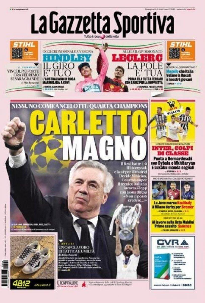 Şampiyonlar Ligi finali sonrası dünya basınından manşetler