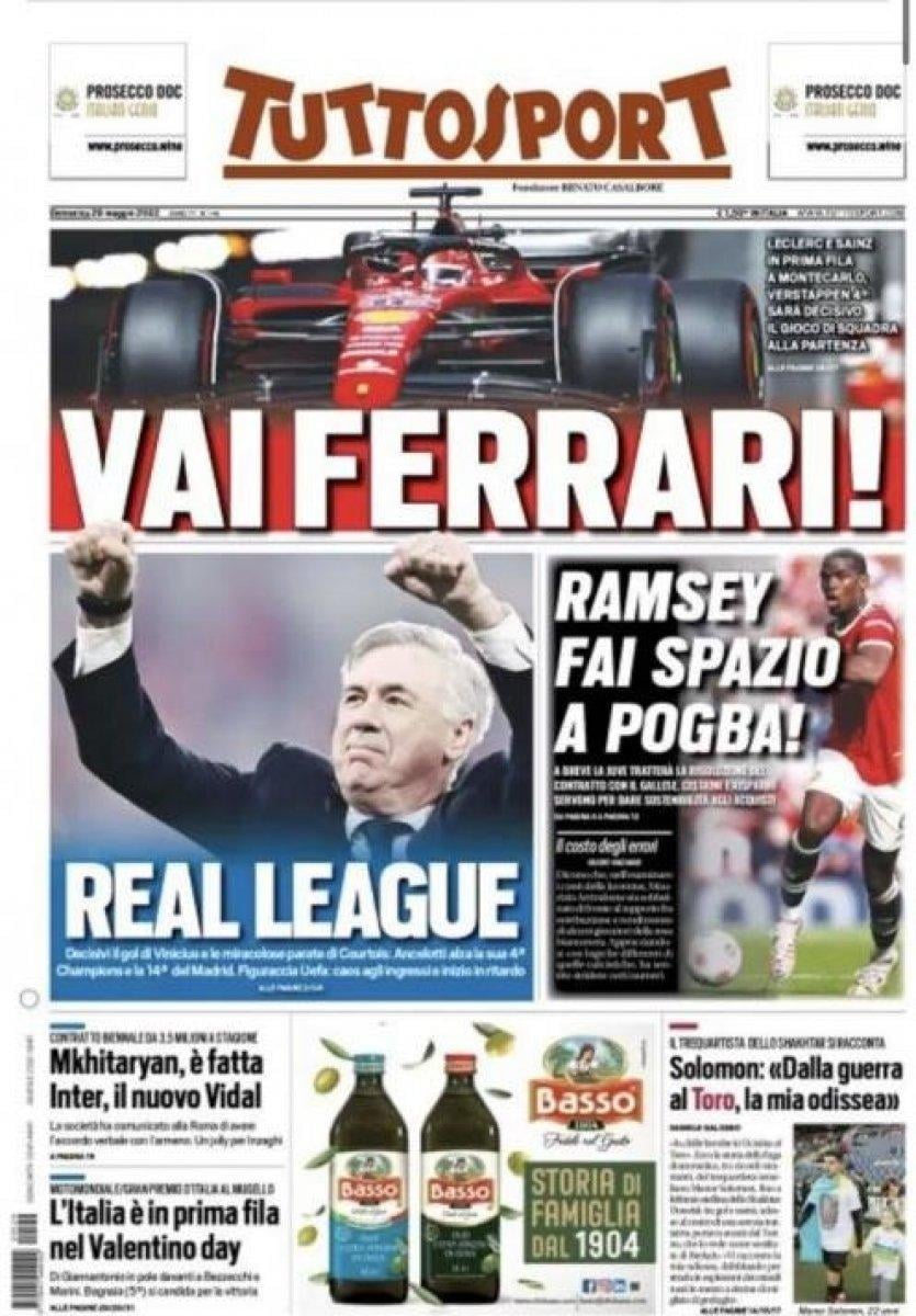 Şampiyonlar Ligi finali sonrası dünya basınından manşetler