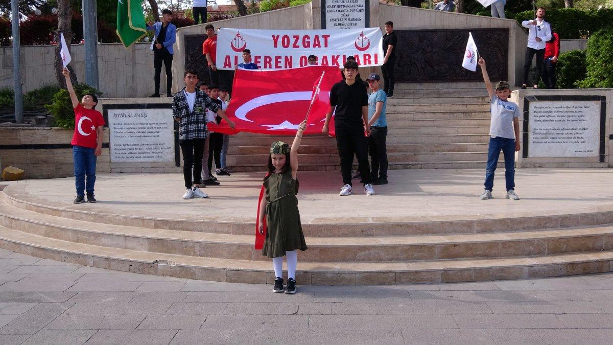 Yozgatlılar şehitler için yürüdü