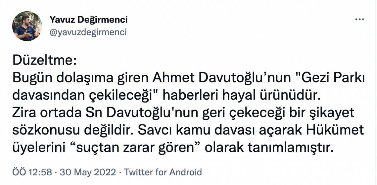 Deva ve Gelecek Partisi'nden 'Gezi Parkı' davaları açıklaması