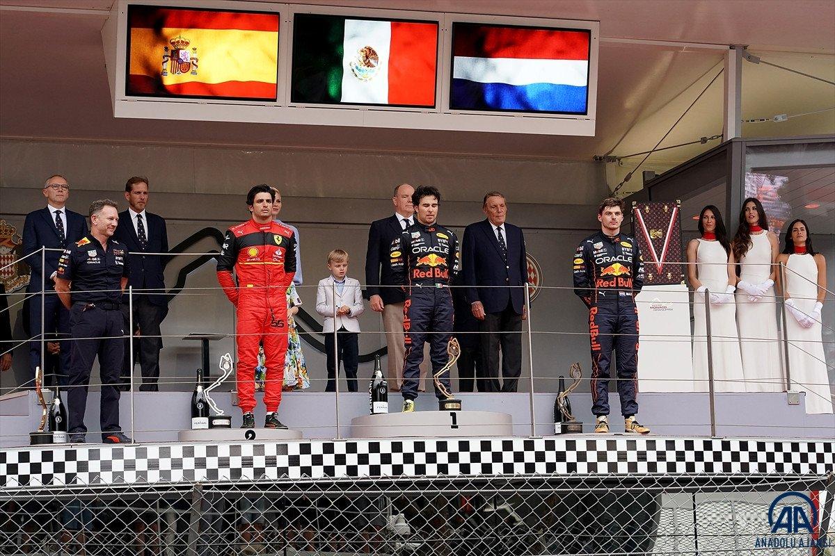 F1 Monako Grand Prix'sinde kazanan Perez