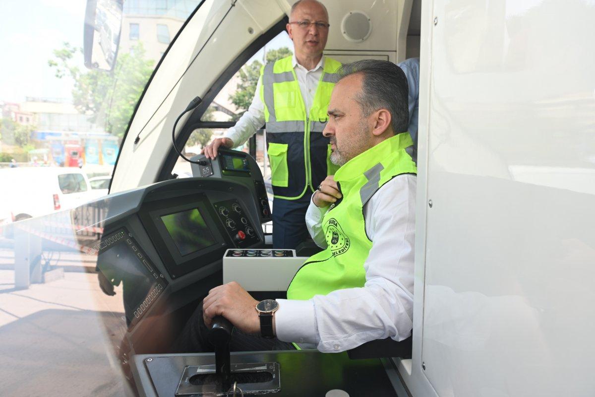 Başkan Alinur Aktaş, T2’yi test etti