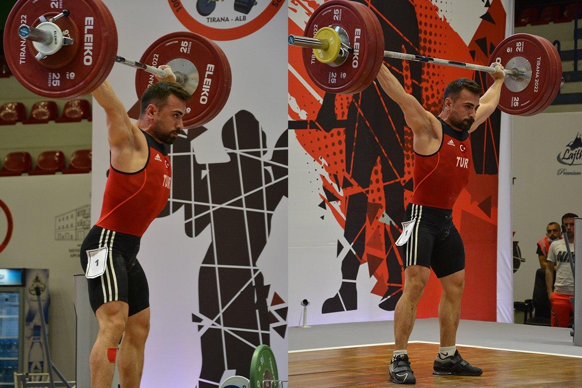 Avrupa Halter Şampiyonası Ferdi Hardal'dan bronz madalya