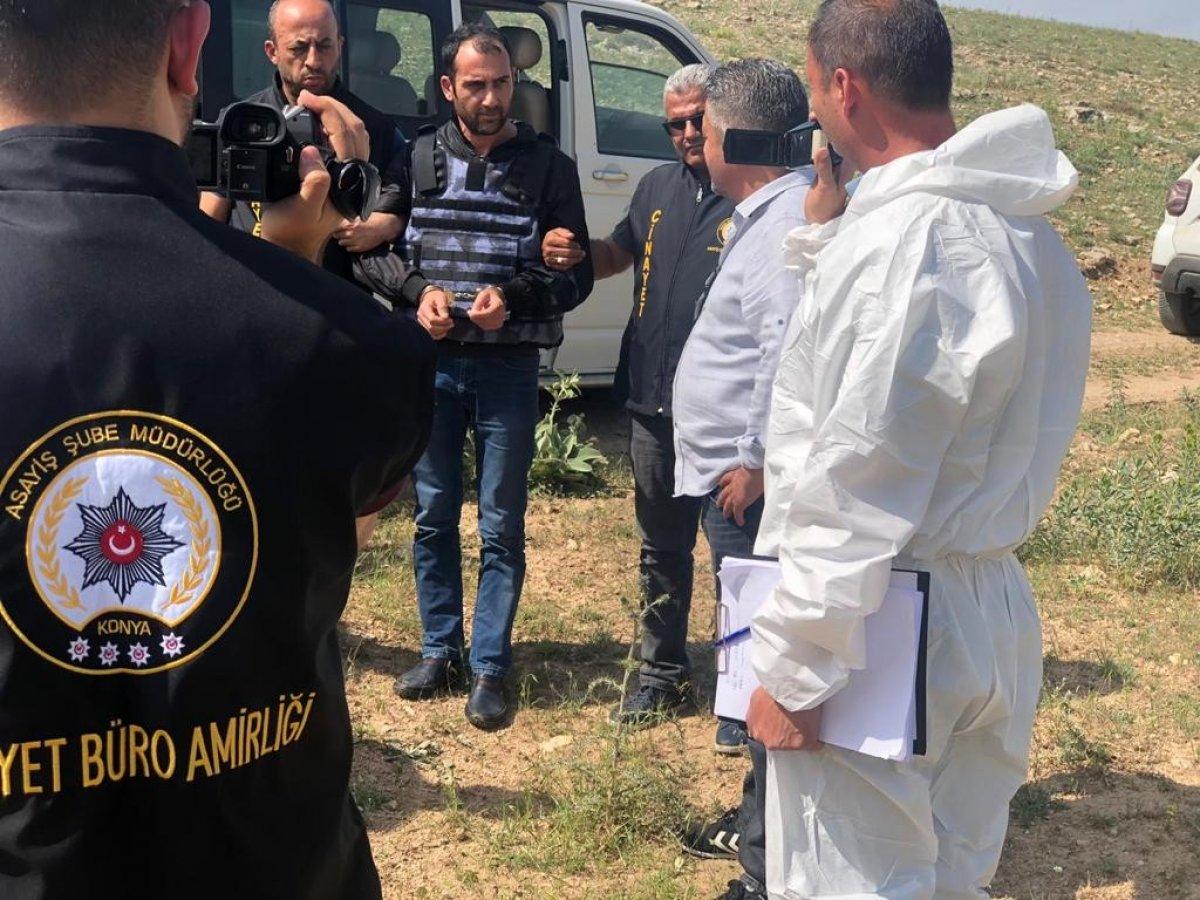 Konya'da 8 yıldır kayıp olarak aranan şahsın yakıldığı ortaya çıktı
