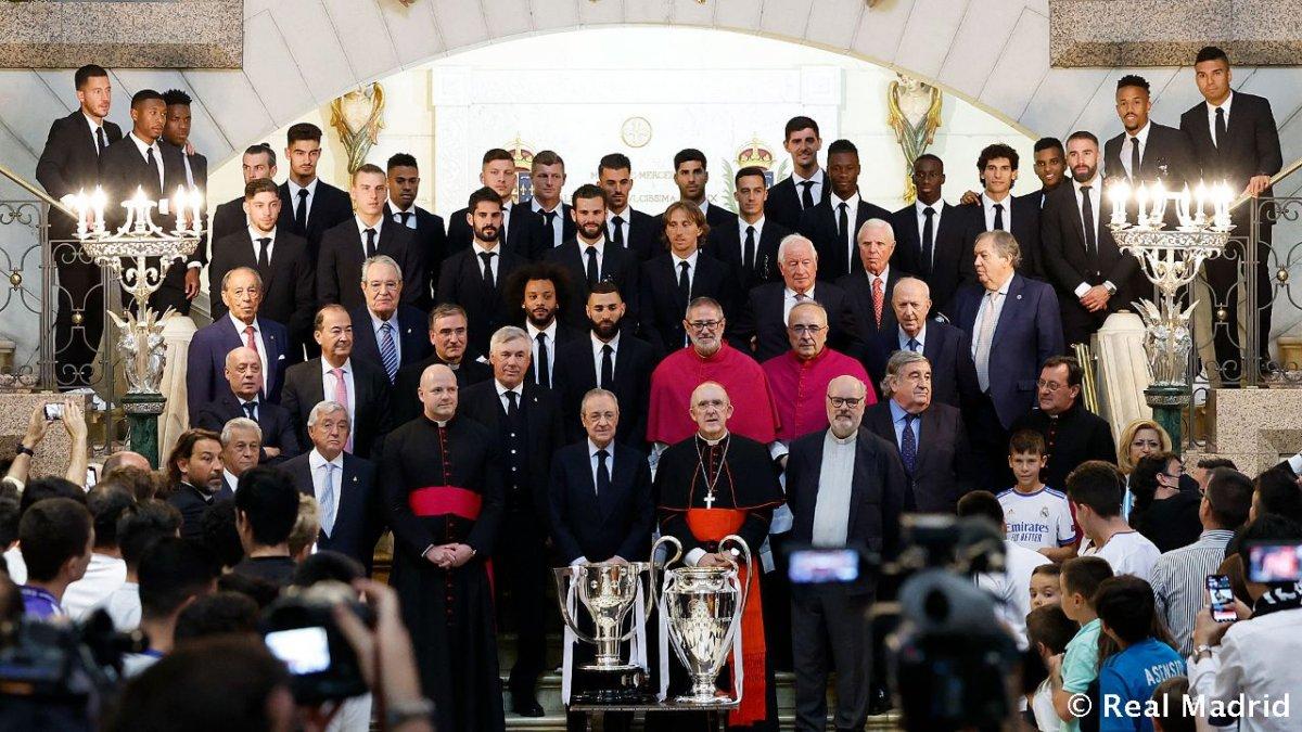 Şampiyonlar Ligi şampiyonu Real Madrid, 14'üncü kupa zaferini doyasıya kutladı