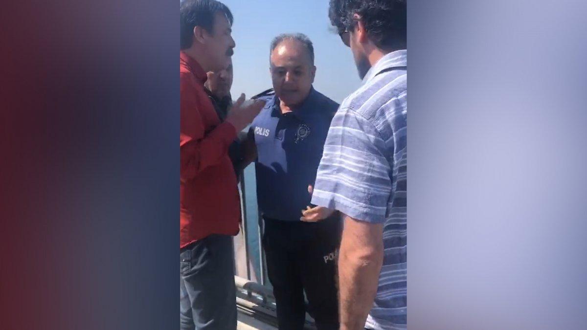 Köprüye pankart asan TİP'li vekiller polise saldırdı