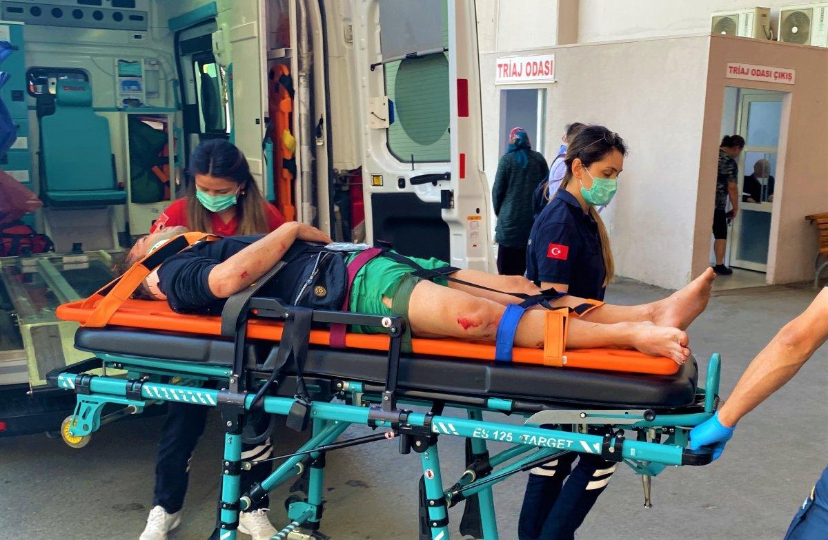 Kocaeli'deki alkollü şahıs, çatıdan düştü