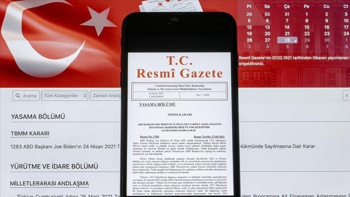 Resmi Gazete 31 Mayıs 2022 Salı | Resmi Gazete bugünün kararları