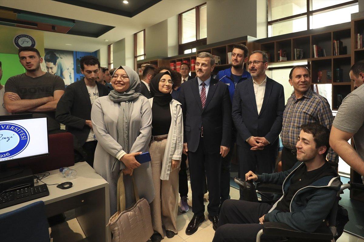 Mehmet Muharrem Kasapoğlu, Gazi Üniversitesi Genç Ofisi'nin açılış törenine katıldı