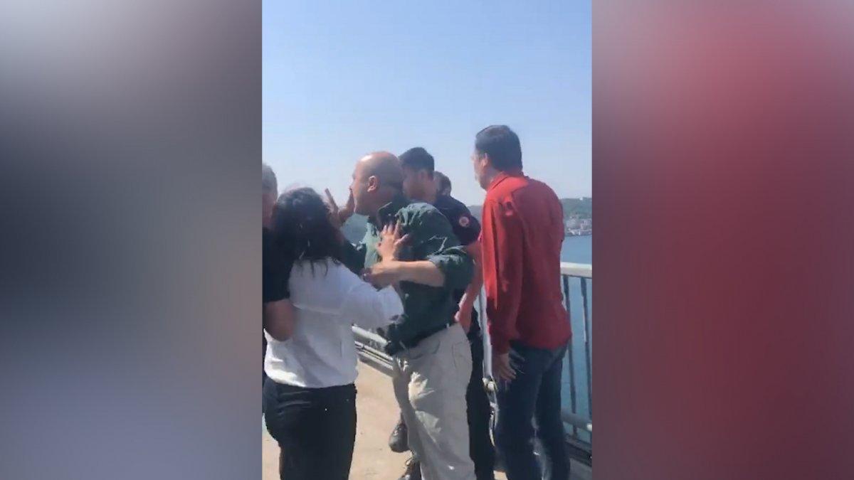 Köprüye pankart asan TİP'li vekiller polise saldırdı