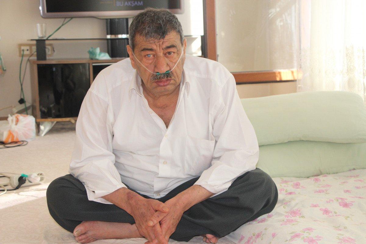 Şırnak'ta sigara yüzünden 5 yıldır makineye bağlı yaşıyor