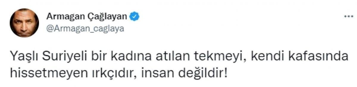 Armağan Çağlayan'dan Suriyeli kadının darbedilmesine tepki