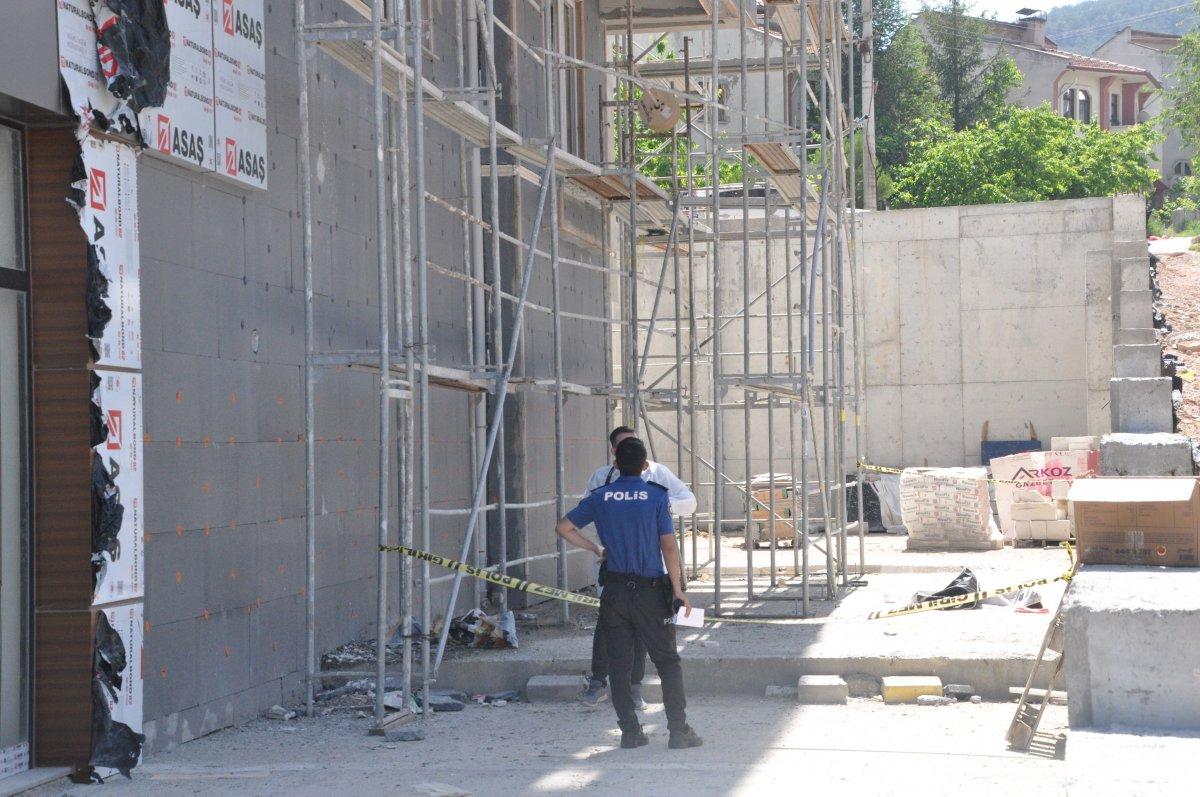 Kastamonu'da 15'inci kattan düşen inşaat işçisi hayatını kaybetti