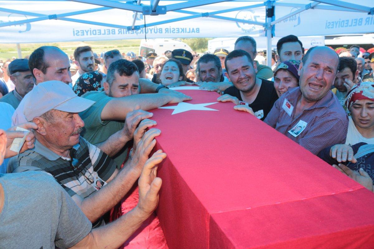 Şehit Uzman Çavuş Özcan'a veda