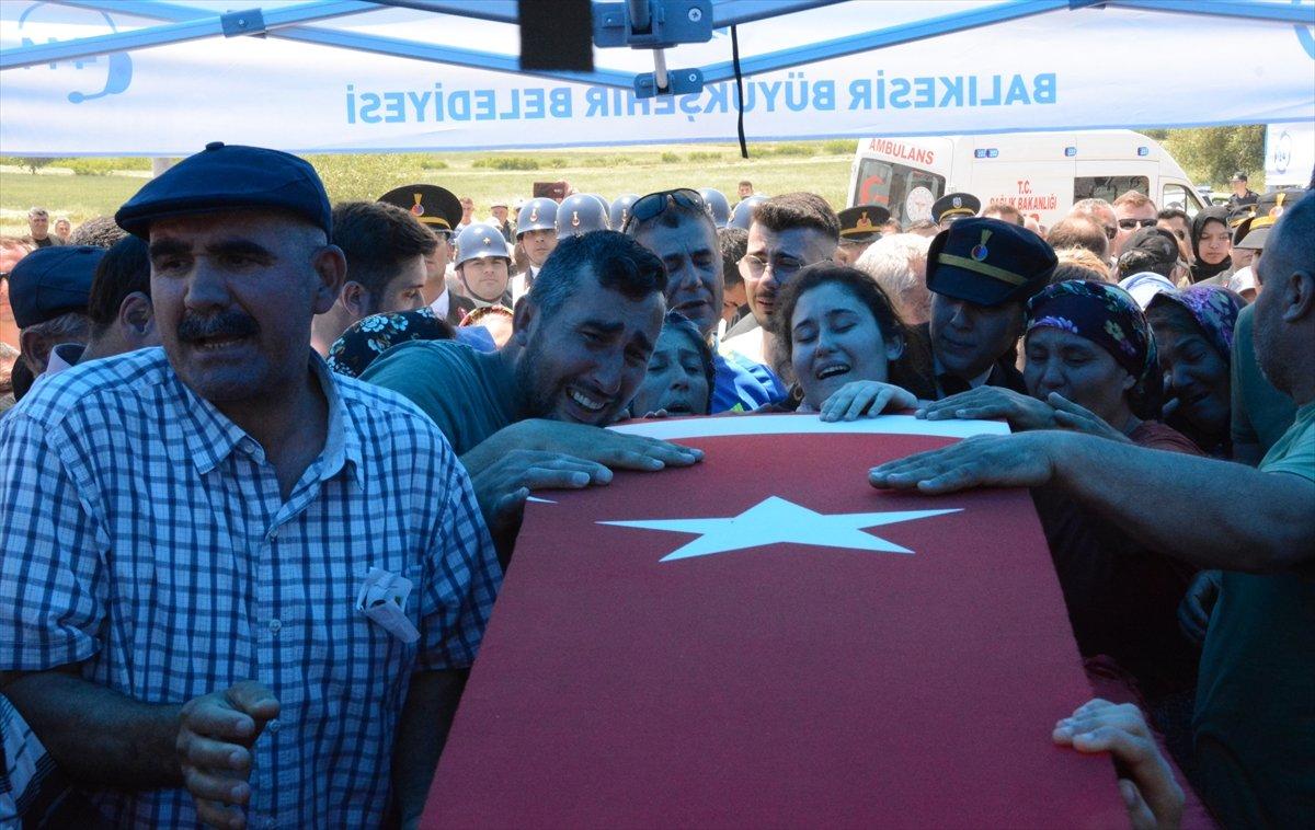 Şehit Uzman Çavuş Özcan'a veda