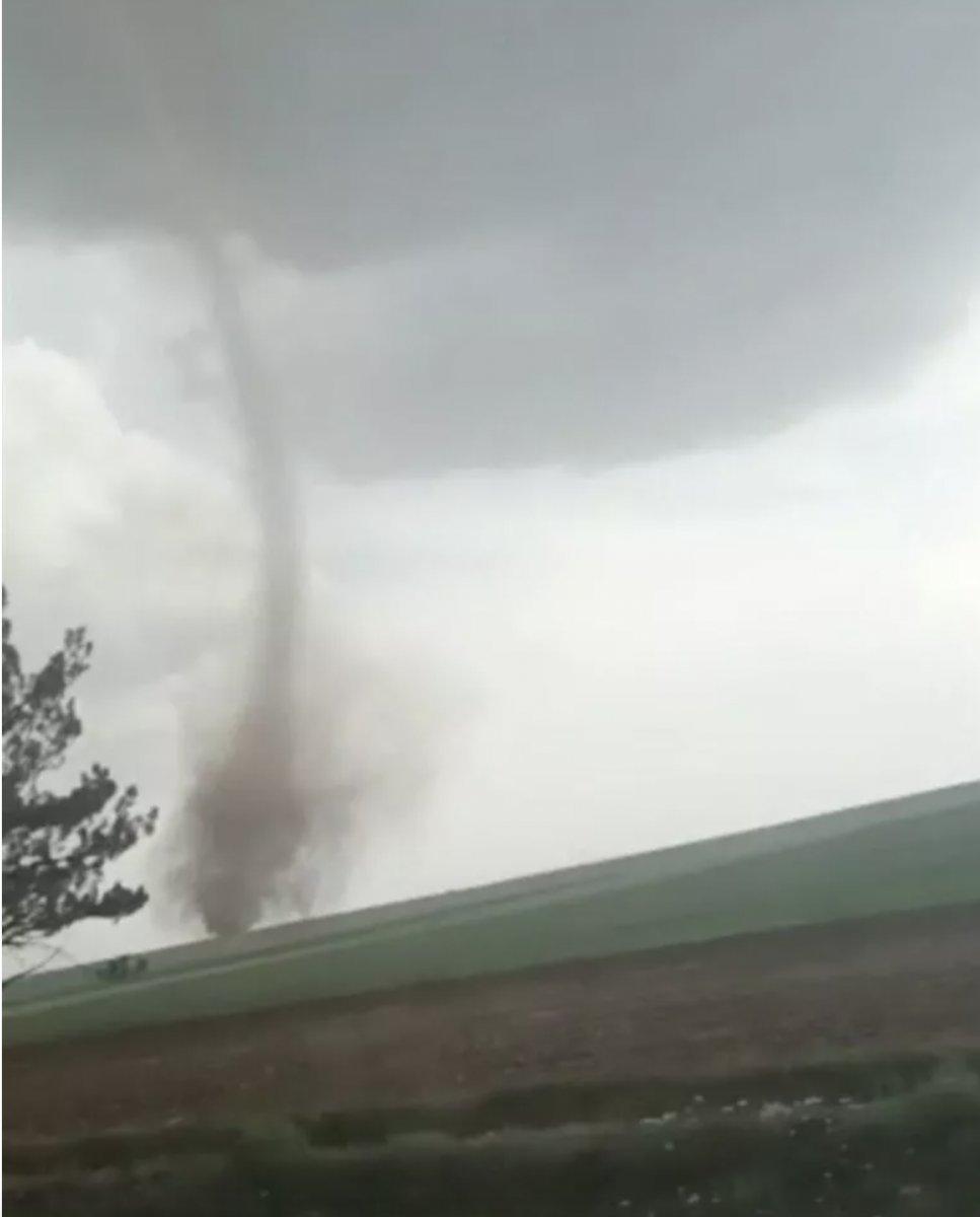 Eskişehir'de hortum kamerada