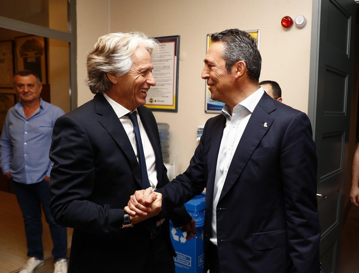 Jorge Jesus, Şükrü Saraçoğlu Stadyumu'nu gezdi