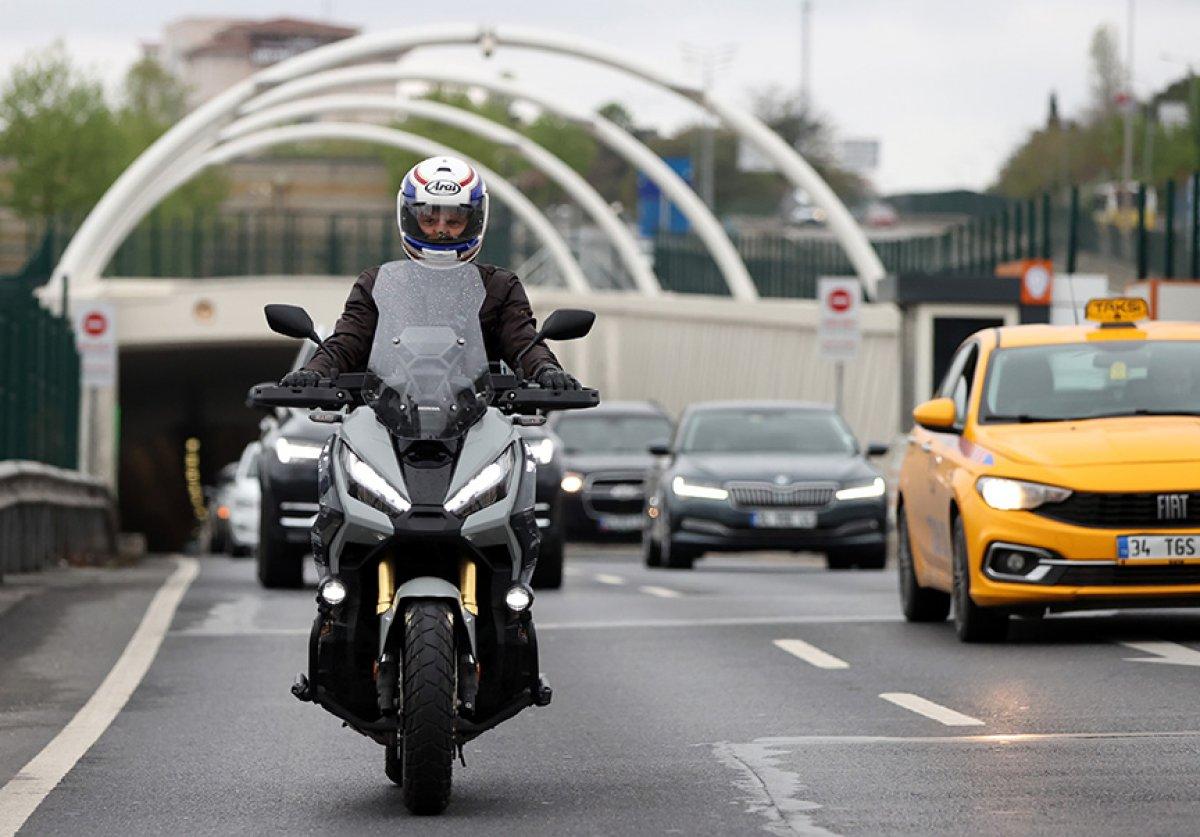 Avrasya Tüneli'nden, 1 ayda 21 bin motosiklet geçti