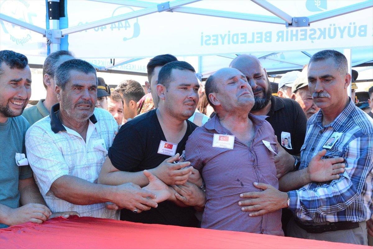 Şehit Uzman Çavuş Özcan'a veda