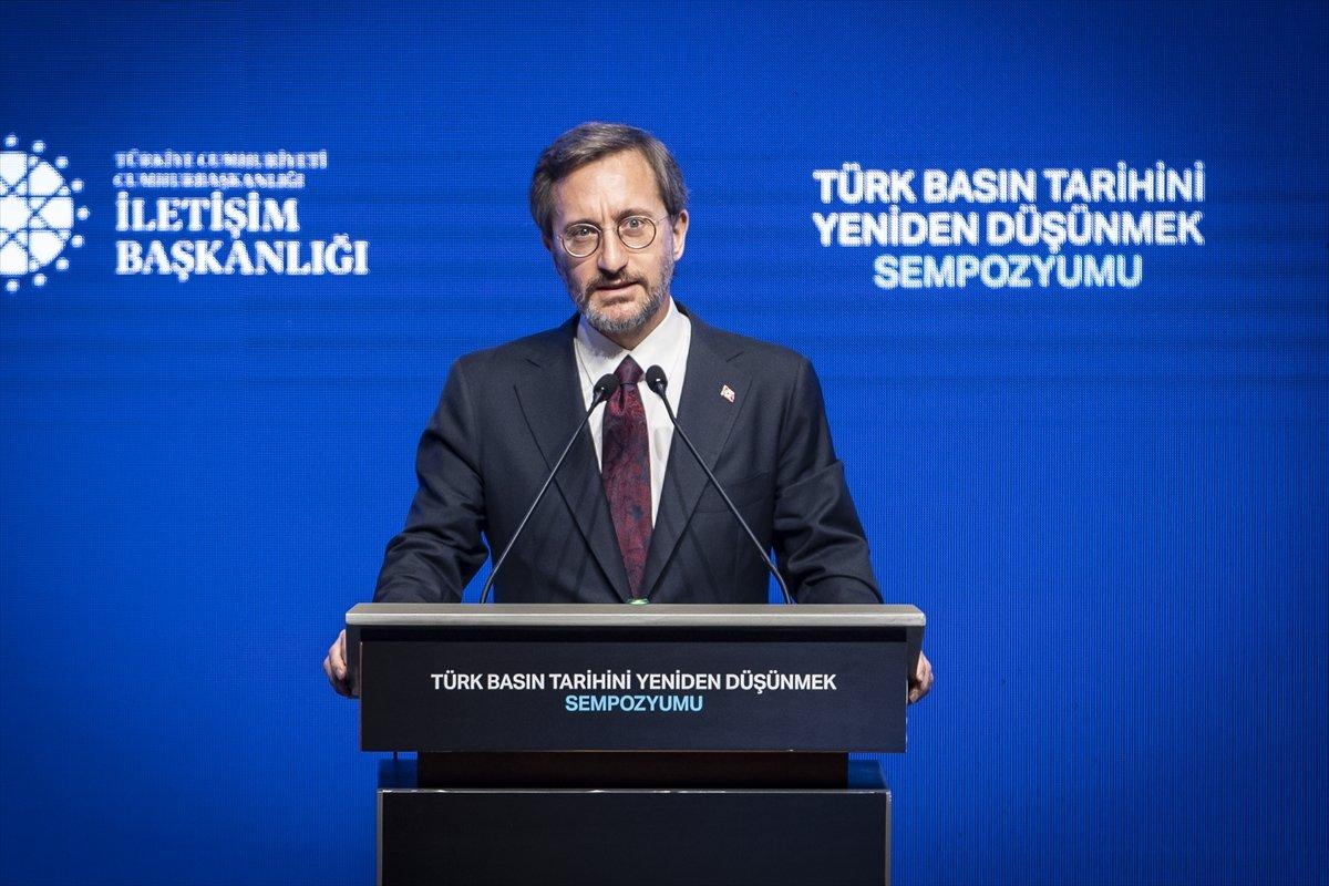 Fahrettin Altun: Basının bir kısmı darbelere zemin hazırlıyor