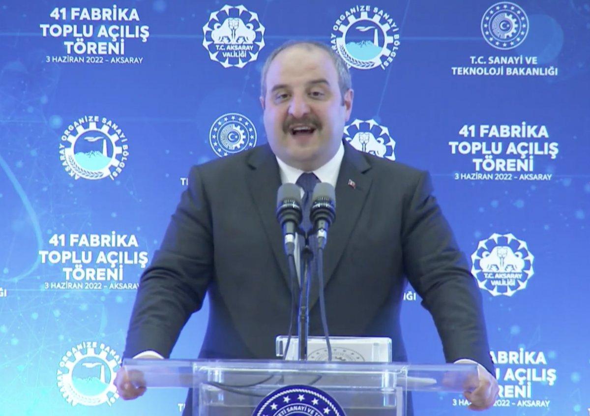 Mustafa Varank, Aksaray'da 41 fabrikanın açılışını yaptı