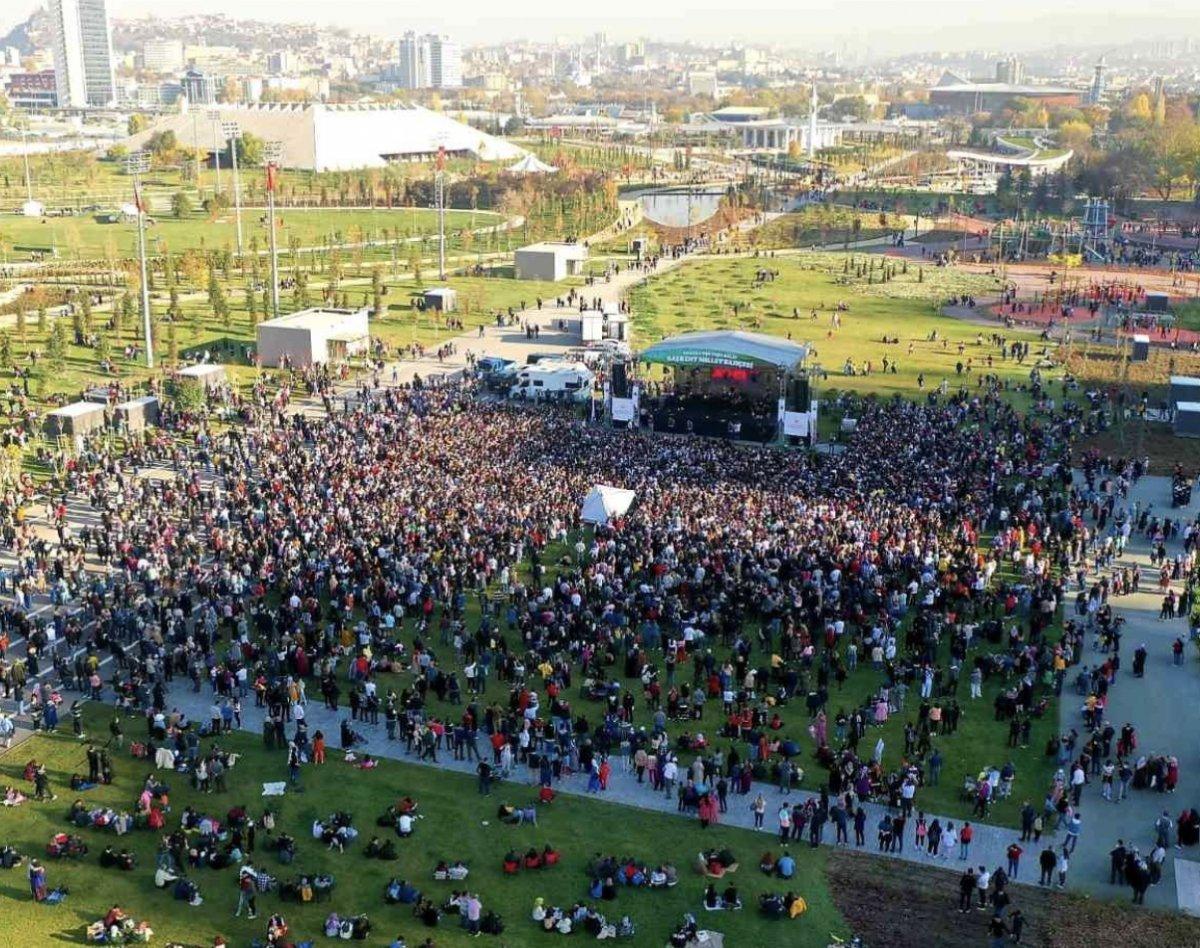 Başkent Millet Bahçesi, konser ve şenliklere sahne olacak