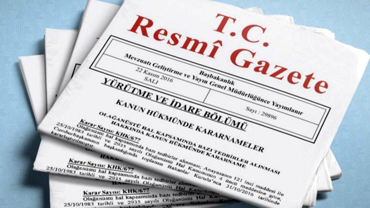 Resmi Gazete 3 Haziran 2022 Cuma | Resmi Gazete bugünün kararları
