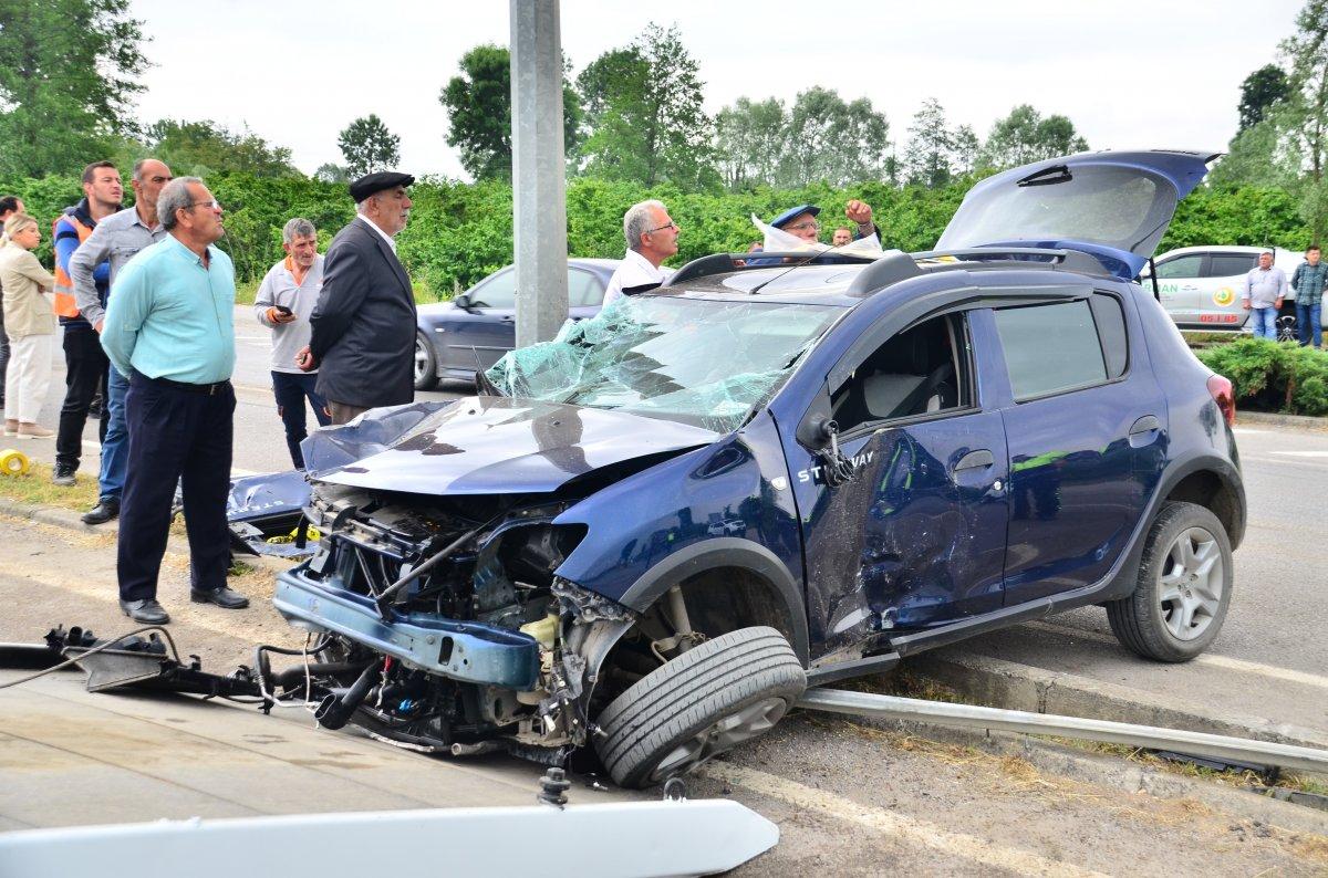 Samsun'da kaza: 1 ölü, 6 yaralı