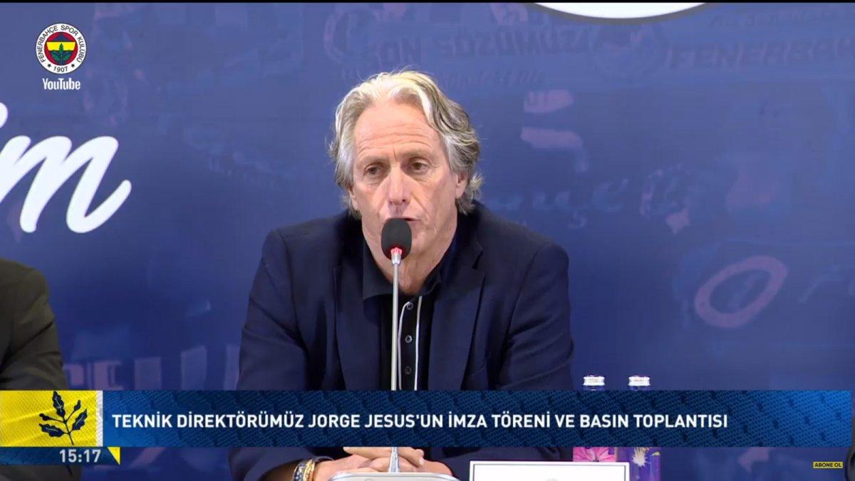 Jorge Jesus: Buraya para için gelmedim