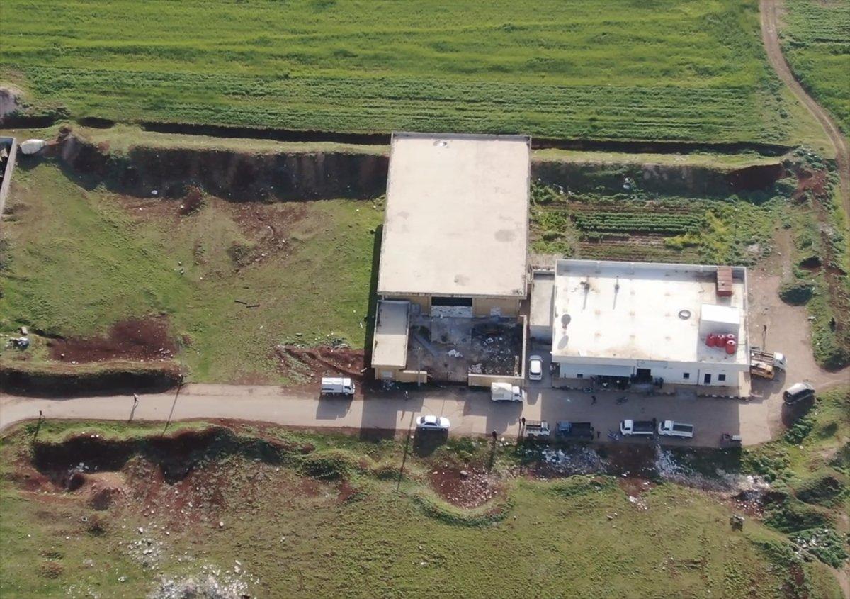 PKK'lı teröristlerin Tel Rıfat ve çevre köylerde hazırlık görüntüleri