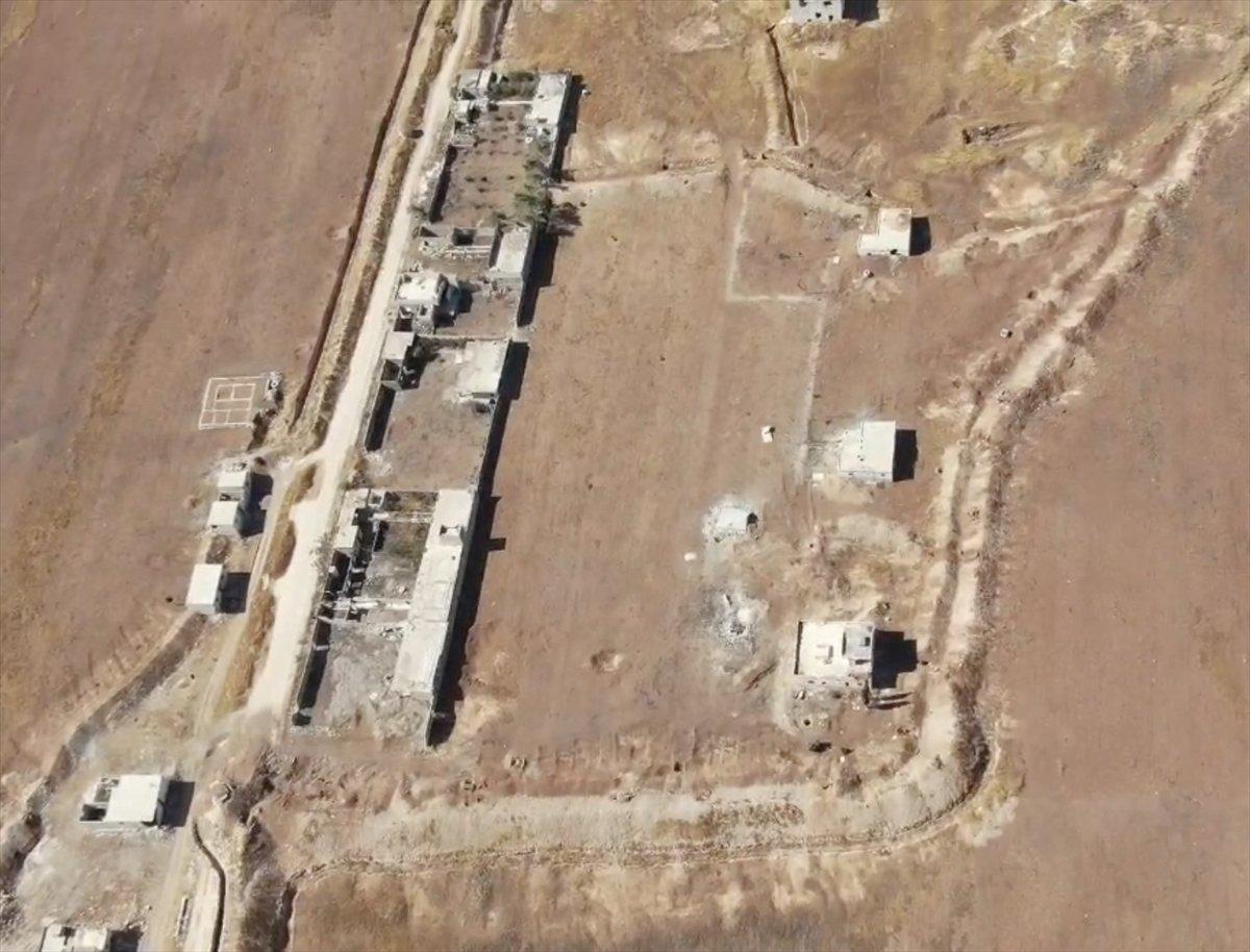 PKK'lı teröristlerin Tel Rıfat ve çevre köylerde hazırlık görüntüleri