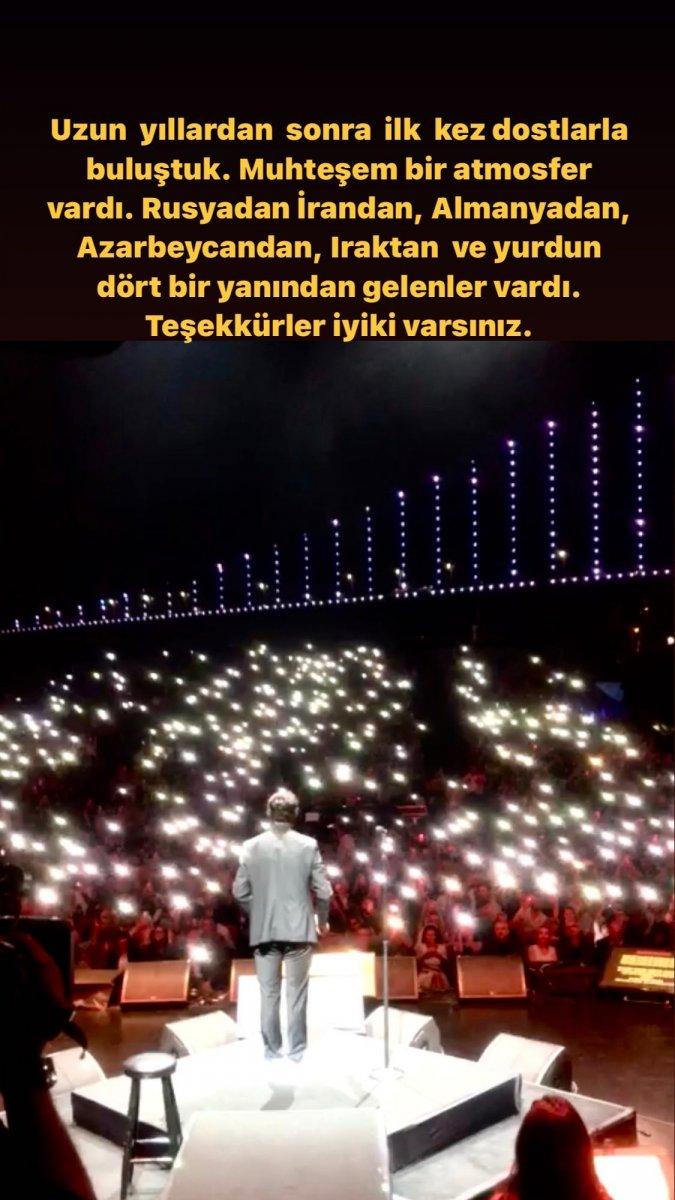 Mahsun Kırmızıgül, 16 yıl sonra konser verdi