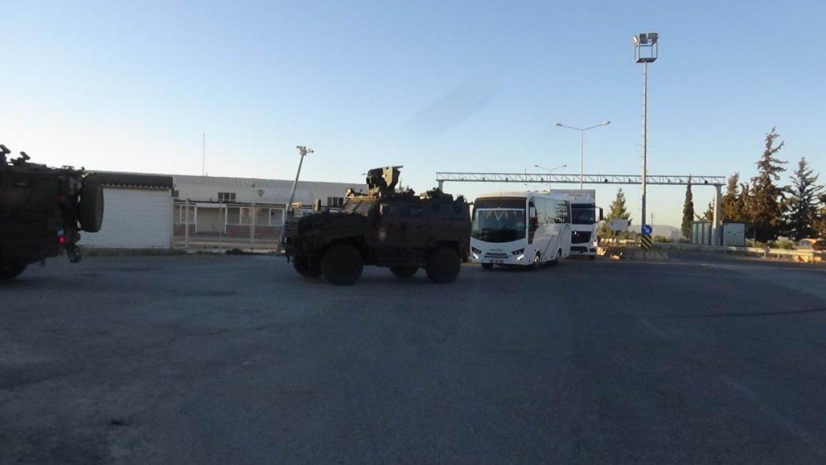 Suriye'deki harekat bölgelerine askeri takviye